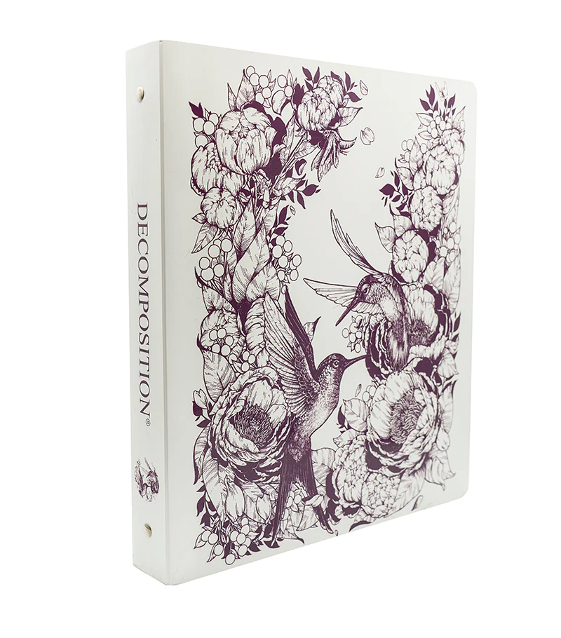 3-Ring Decomposition Binder | Hummingbirds