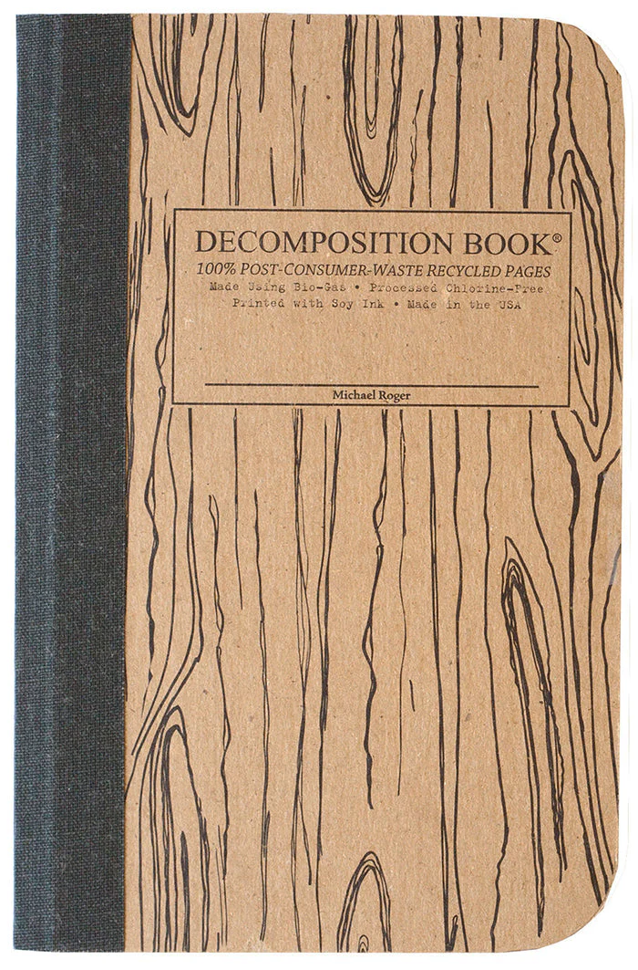 Woodgrain Pocket Sized Decomposition Book